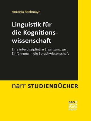 cover image of Linguistik für die Kognitionswissenschaft